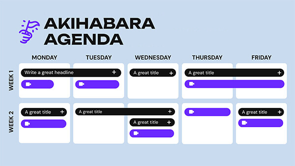 Akihabara Agenda