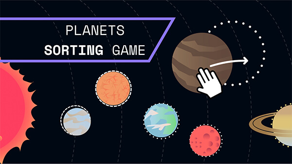 Planets Sorting Game