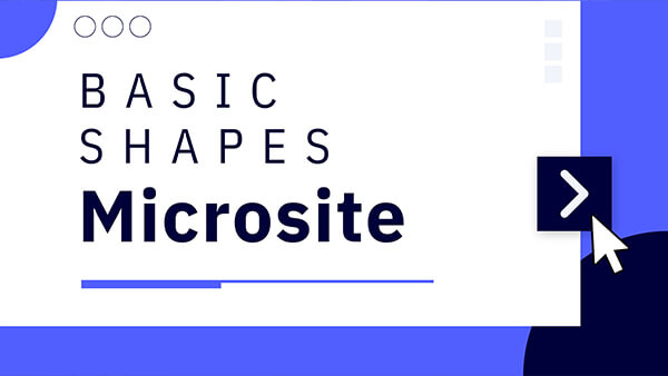 Basic Shapes Microsite