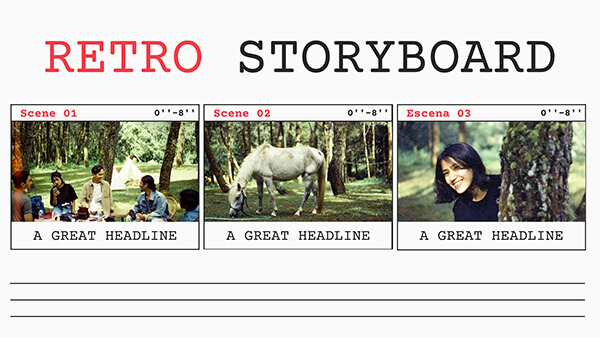 Retro Storyboard