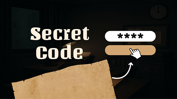 Interactive Secret Code template