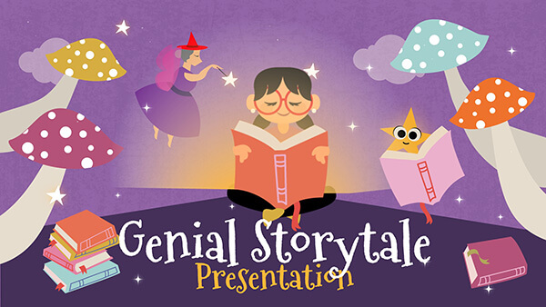 Interactive Genial Storytale Presentation template