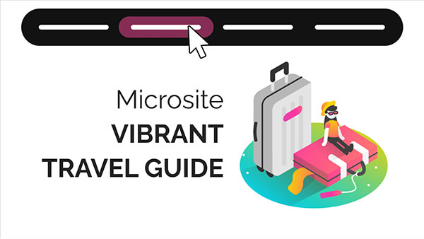 Microsite Vibrant Travel Guide