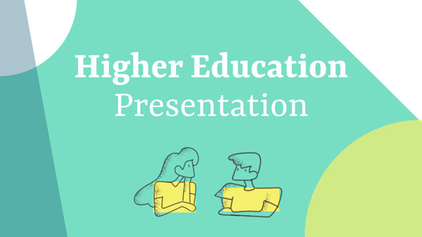 Interactive Higher Education Presentation template