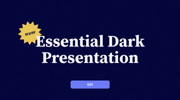 Essential Dark Presentation
