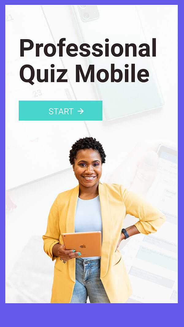 Professional quiz mobile