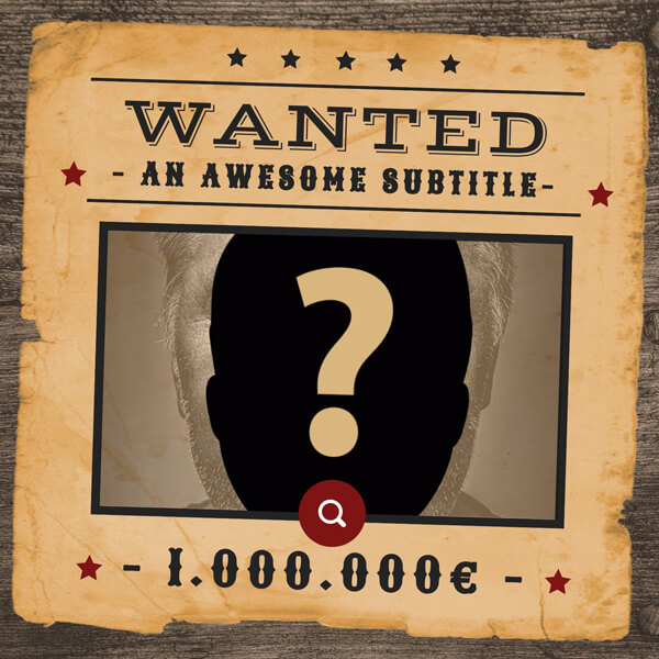 Wanted interactive card