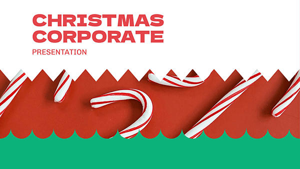 Interactive Corporate Christmas Presentation template