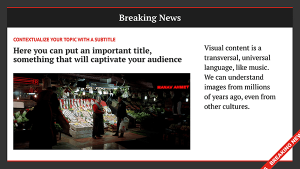 Breaking news video