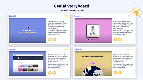 Genial Storyboard