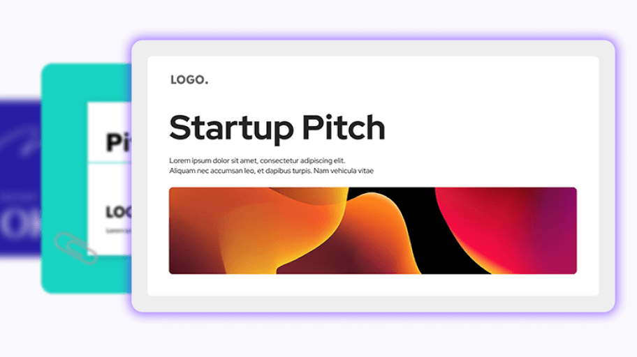 Interactive Pitch Decks template