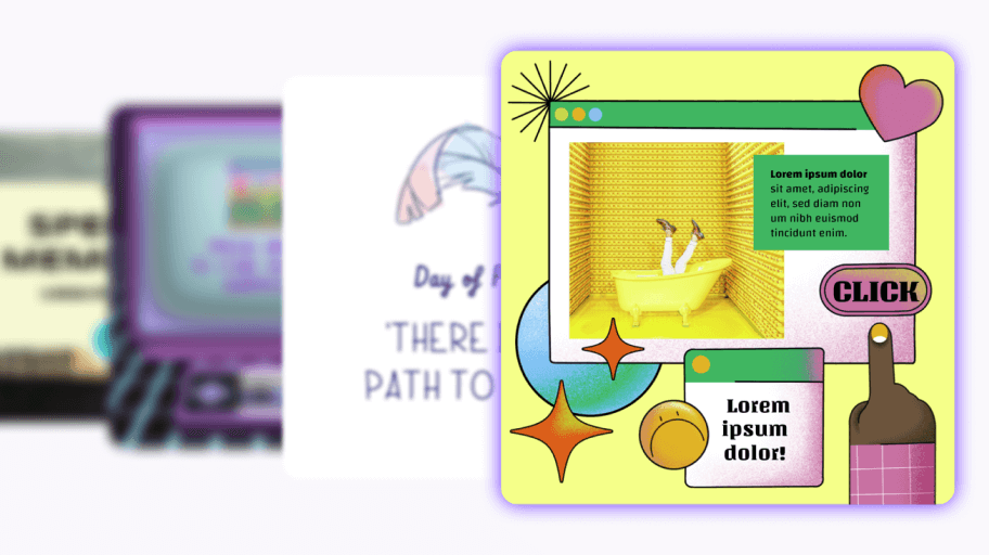 Interactive Interactive Card template